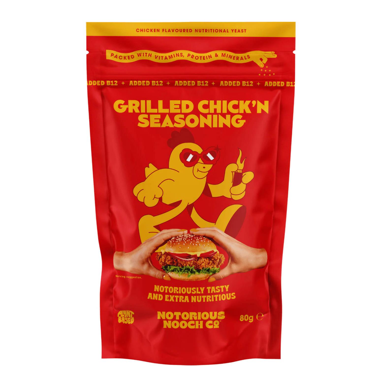 Notorious Nooch Grilled Chick'n Seasoning 80g