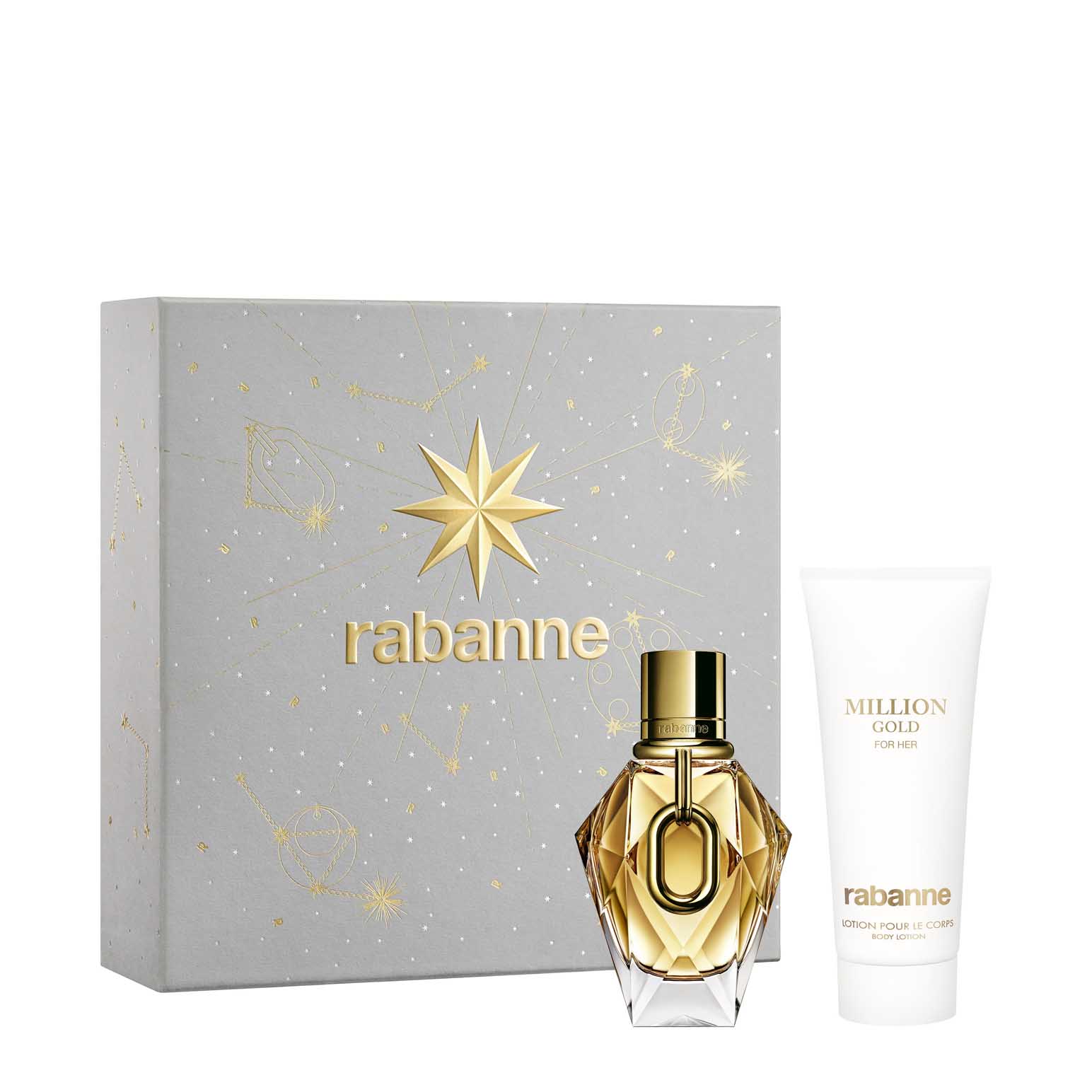 Rabanne Million Gold For Her Xmas Gift Set (50ml Fragrance + 10ml Lotion