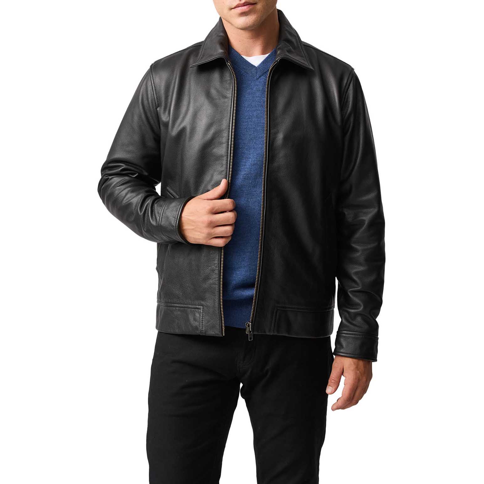 Rodd & Gunn Haymarket Leather Jacket