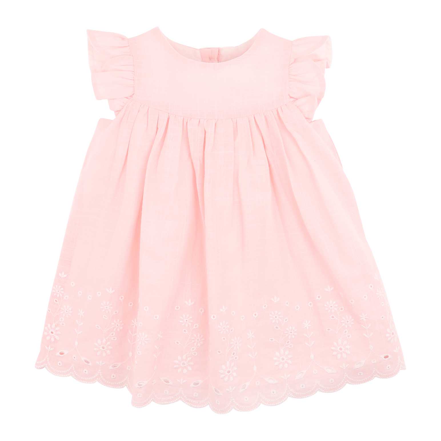 B&eacute;b&eacute; Che LSea Broderie Hem Dress