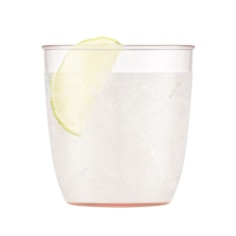 Bodum Kvadrant 4Pc Juice Glass 0.2L 6oz - Strawberry