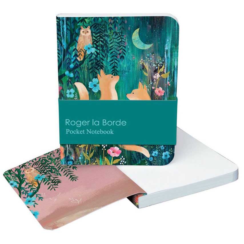 Roger La Borde Moonlit Meadow Pocket Notebook