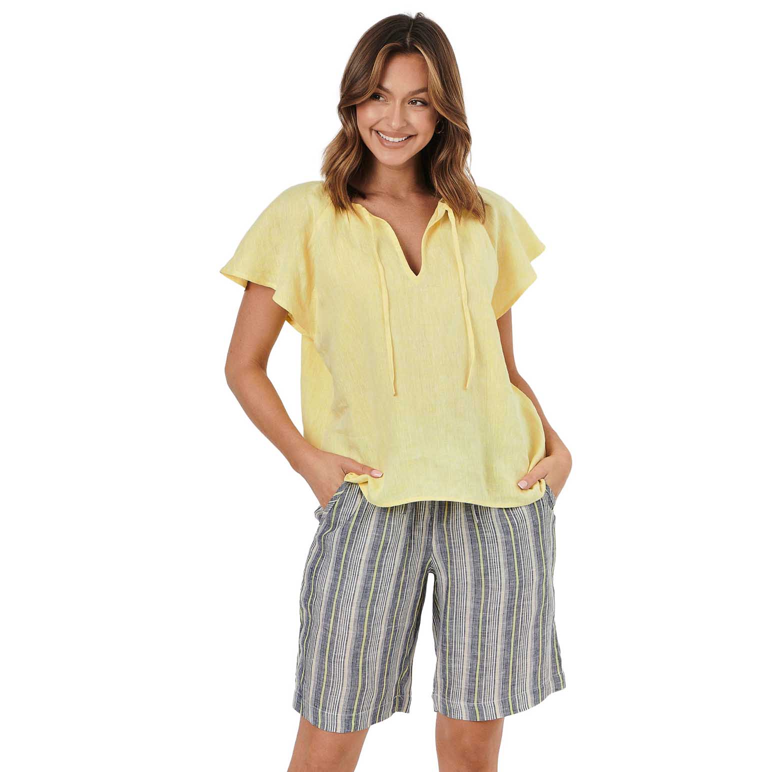 Naturals By O & J White Top