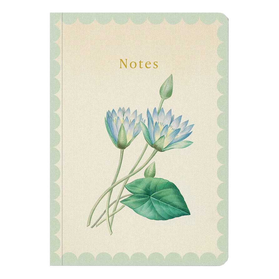 Kaleido Nymphaea-Caerulea A6 Premium Soft Cover Notebook