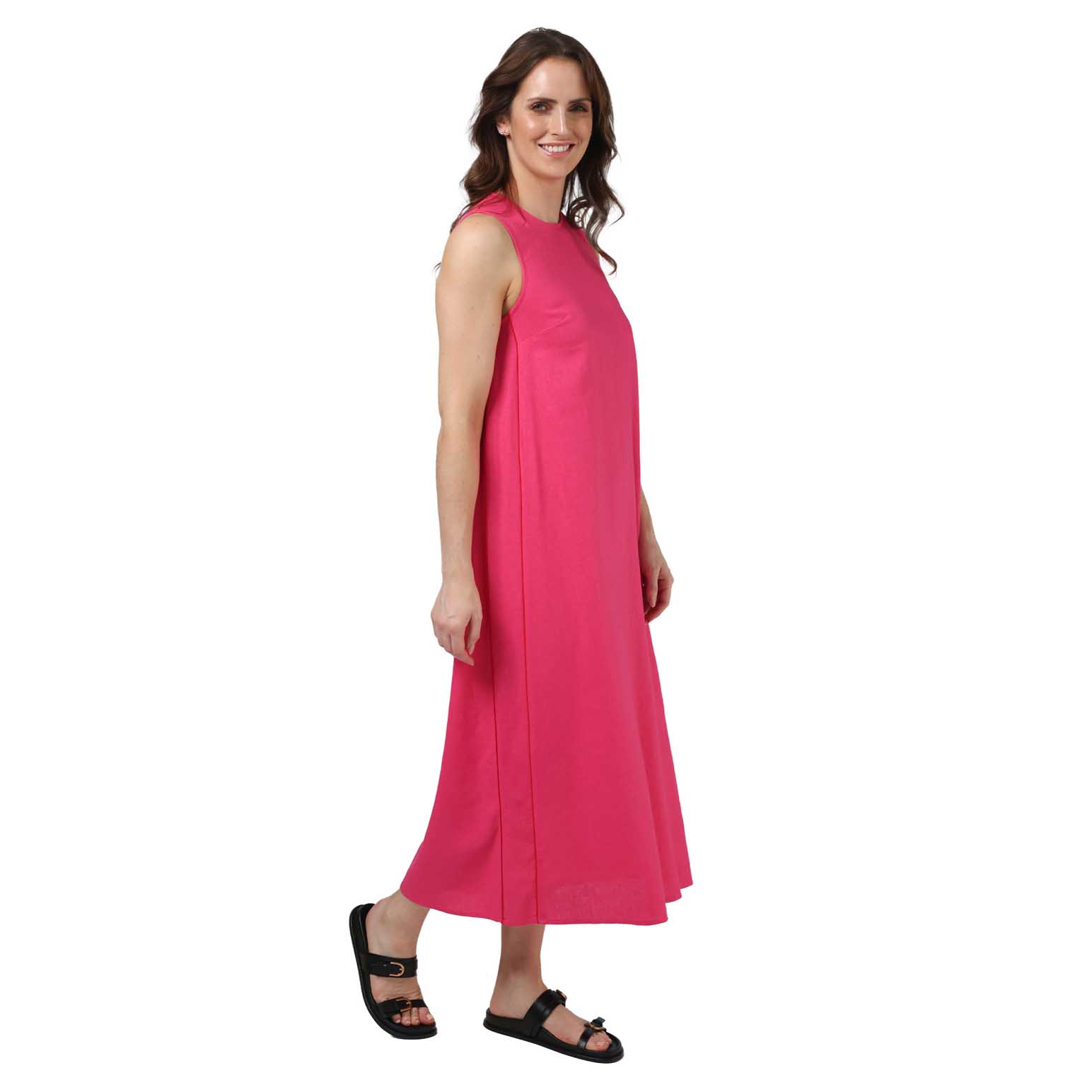 Stella + Gemma Zora Dress Fuchsia