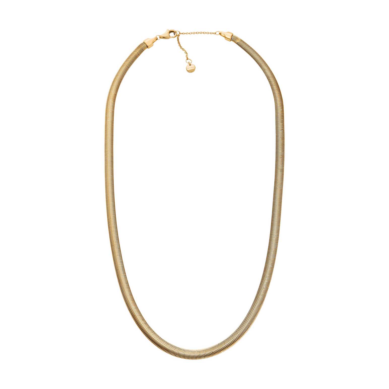Skagen Moderne Stak Gold-Tone Stainless Steel Chain Necklace SKJ1866710