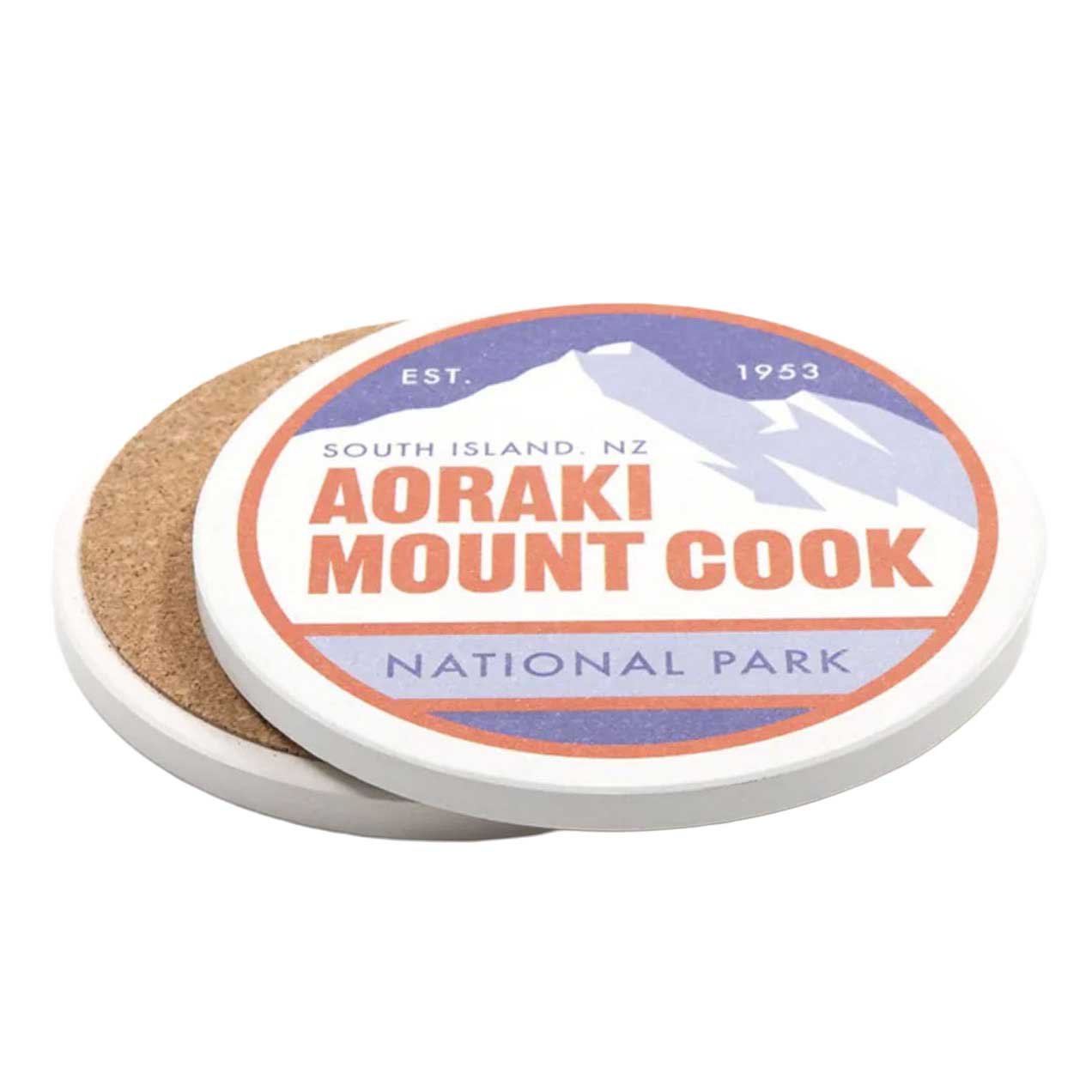 Aoraki Mt Cook National Park Ceramic Coaster