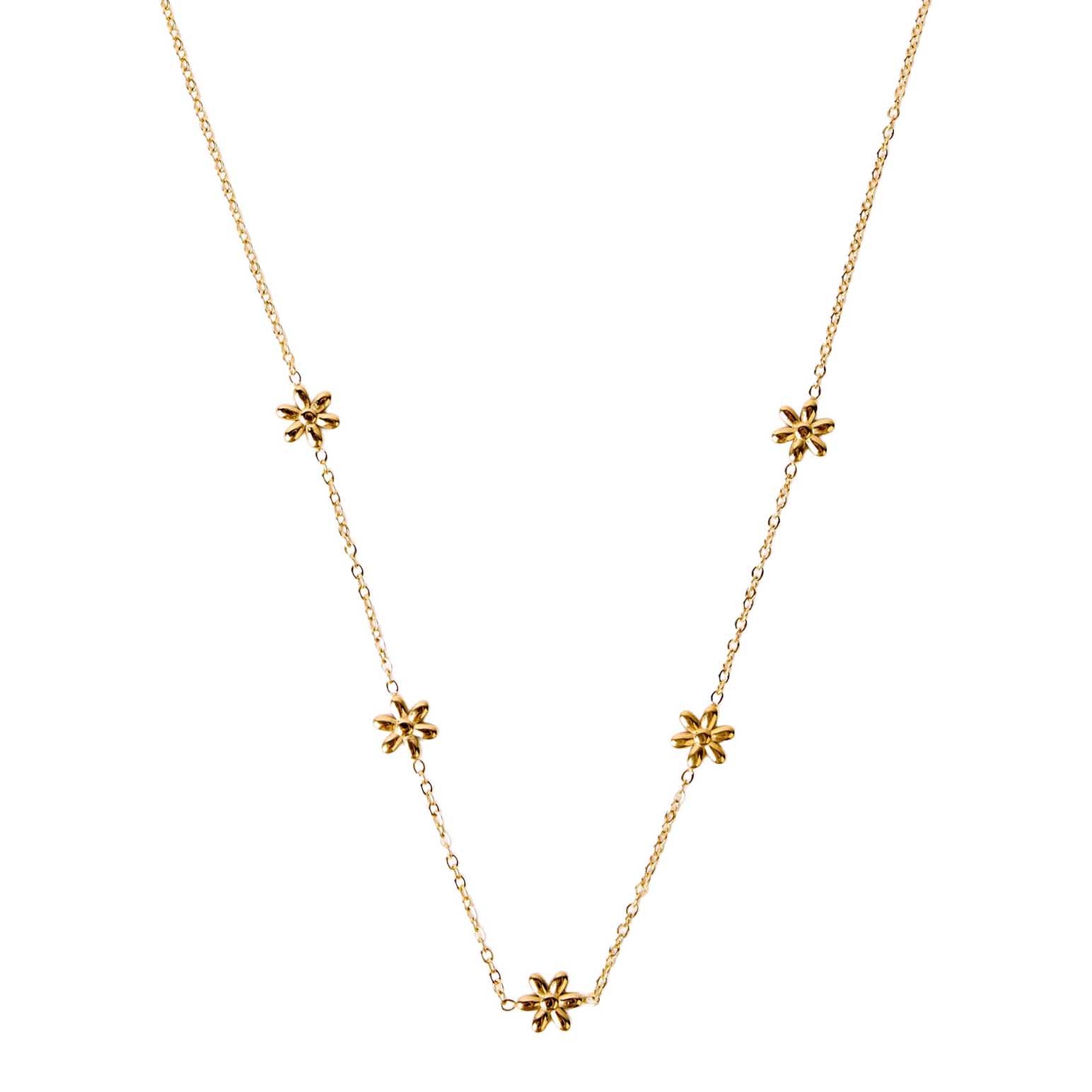 Stella + Gemma Necklace Gold Dasiy Chain
