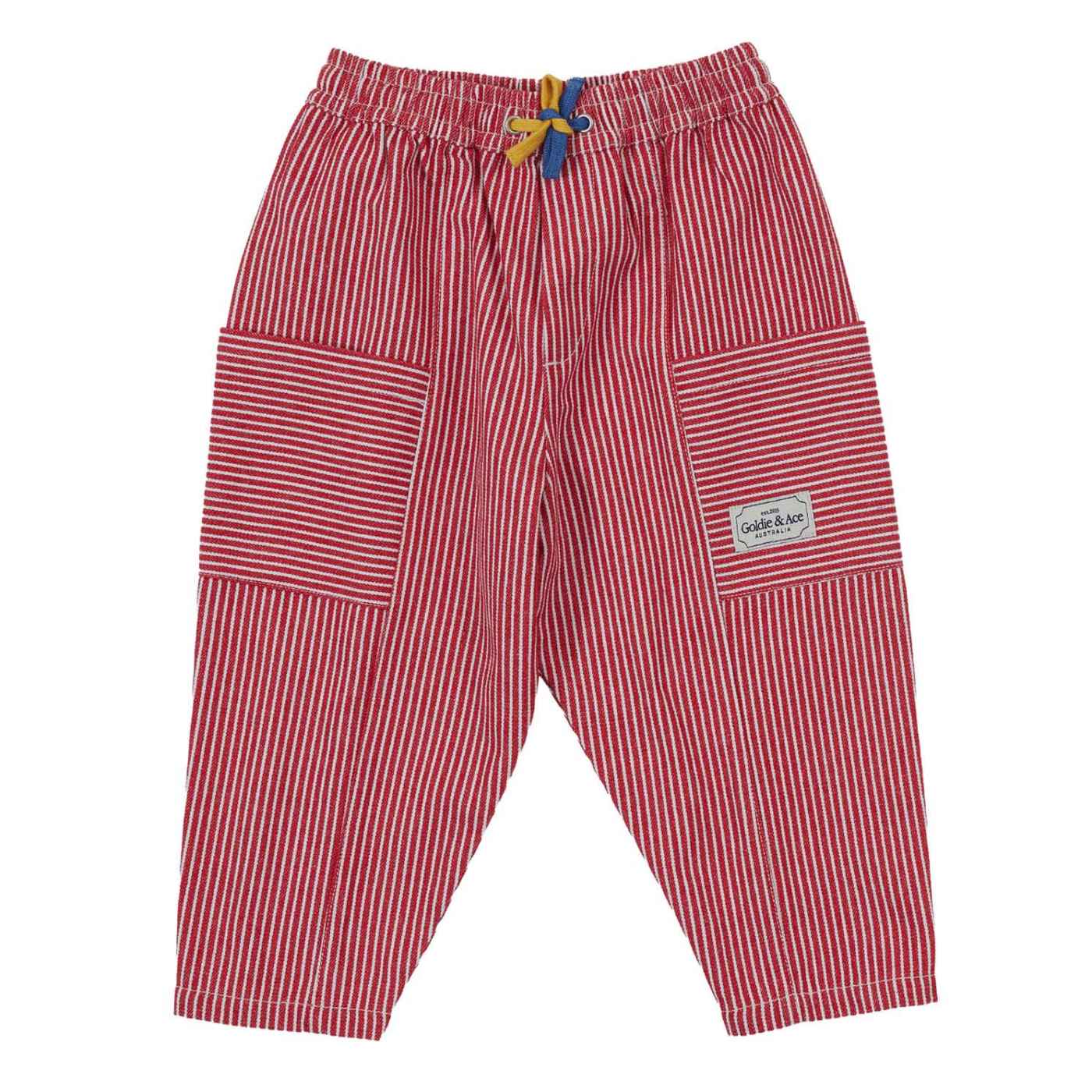 Goldie + Ace Twist Stripe Kit Pocket Pant 3-5Y