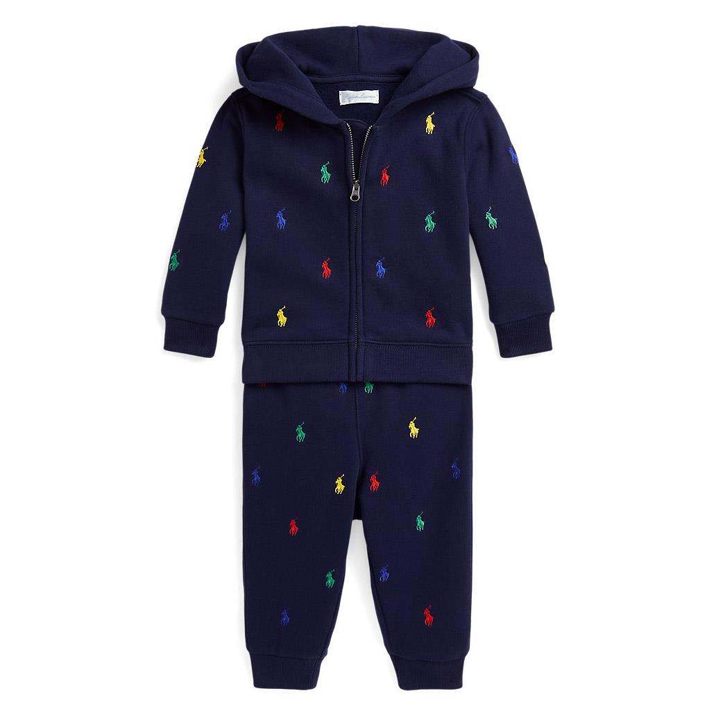 Polo Ralph Lauren Refined Navy Pant Set 3M-24M