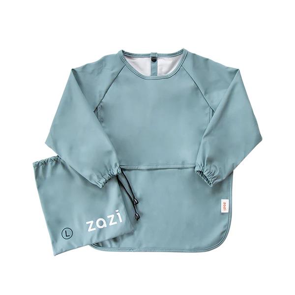 Zazi Sleeved Bib - Sky