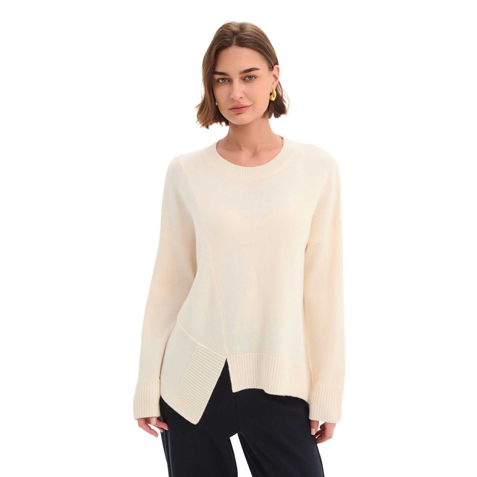 TIRELLI Textured Cuff Knit