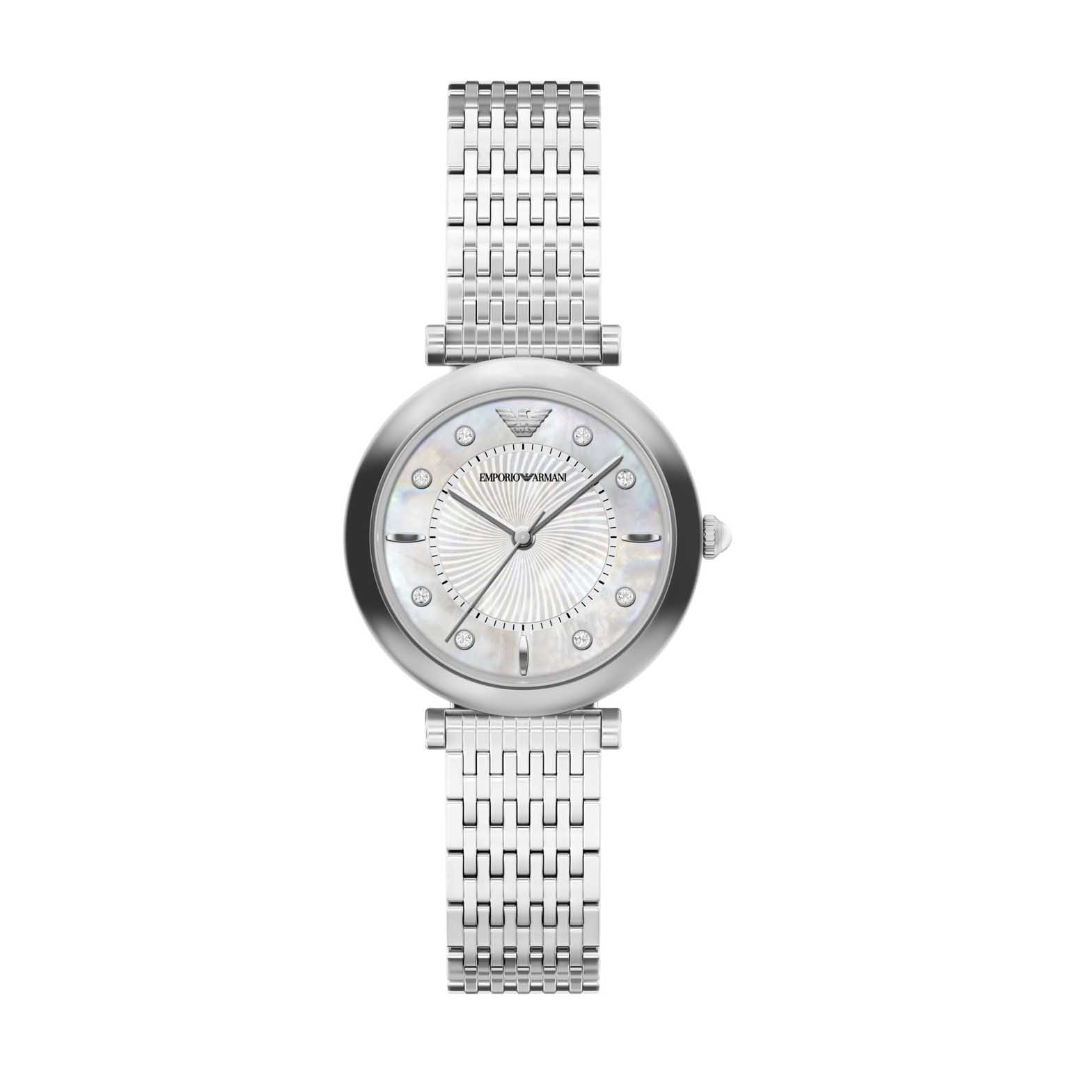Emporio Armani Archelia Three-Hand Stainless Steel Watch