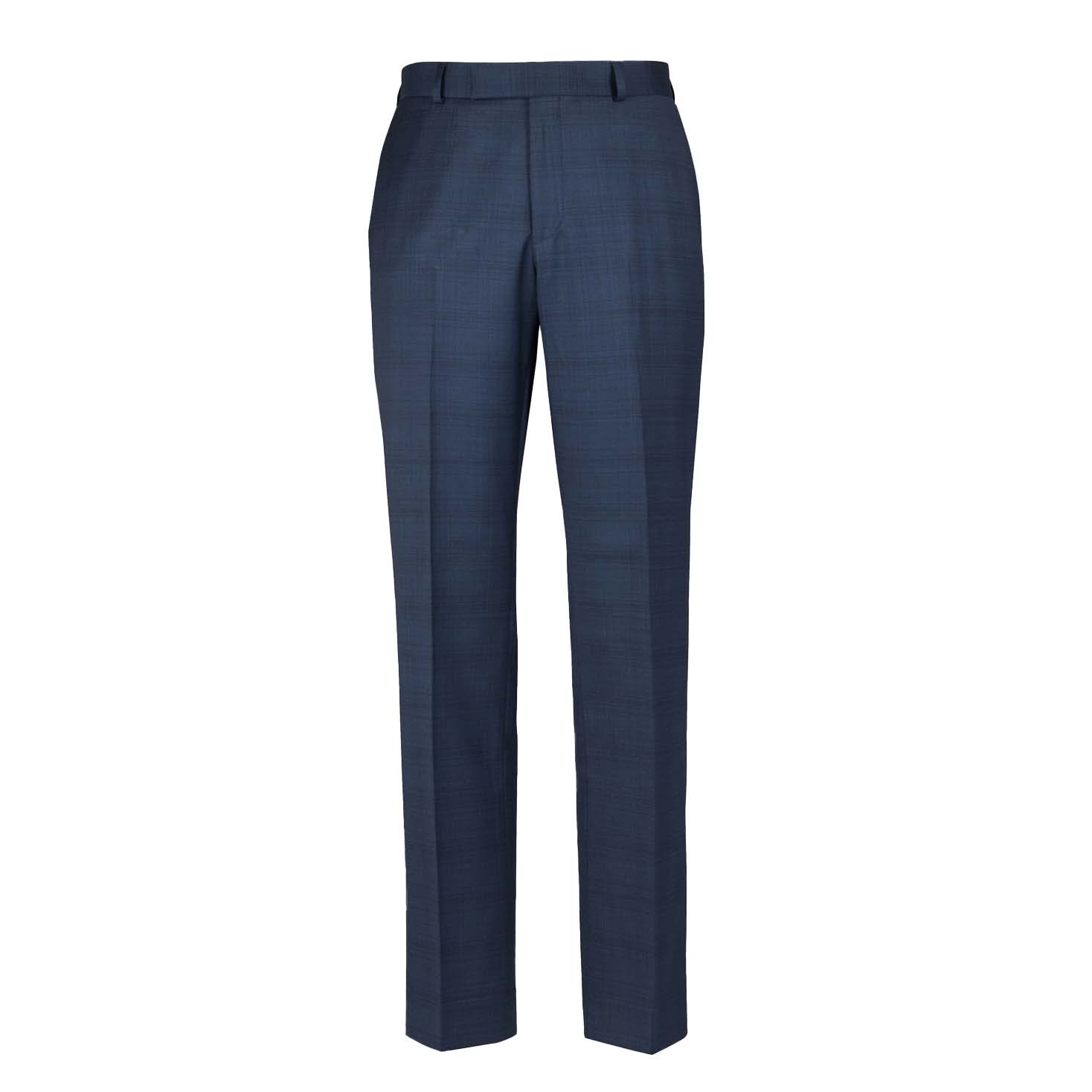 Rembrandt Lotus Blue Check Suit Trouser