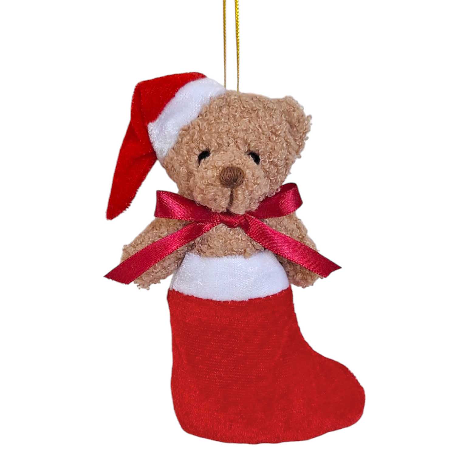 Teddy In Stocking / With Gift