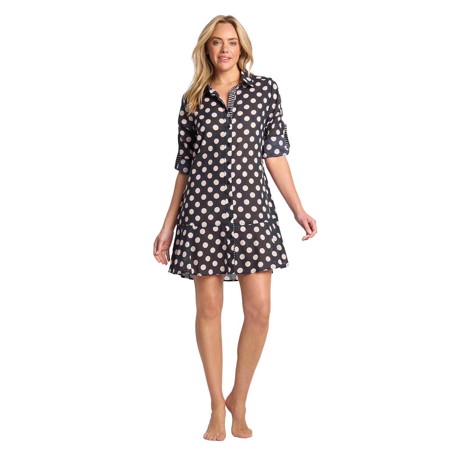 Sunseeker Seoul Frill Button Dress