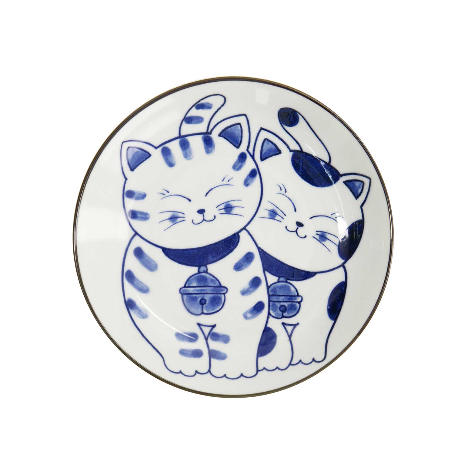 Tokyo Design Studio Kawaii Cat Neko Plate 16.5cm