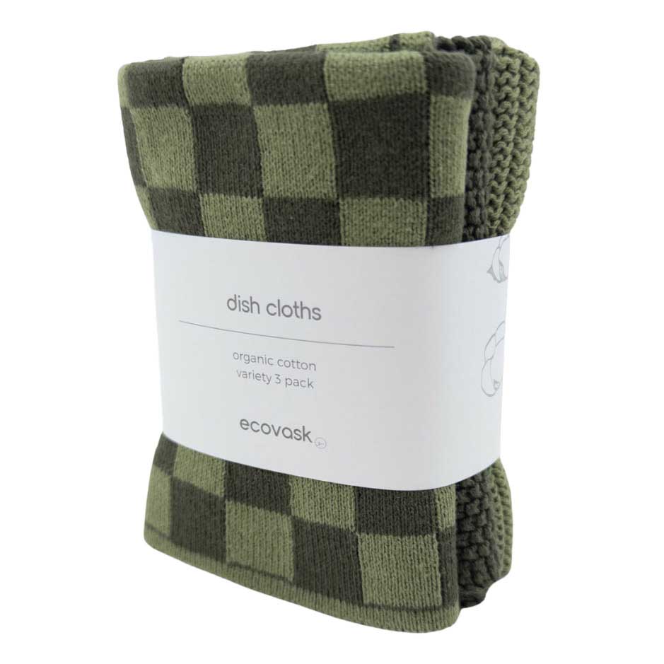 Ecovask Dishcloth Variety Pack Of 3