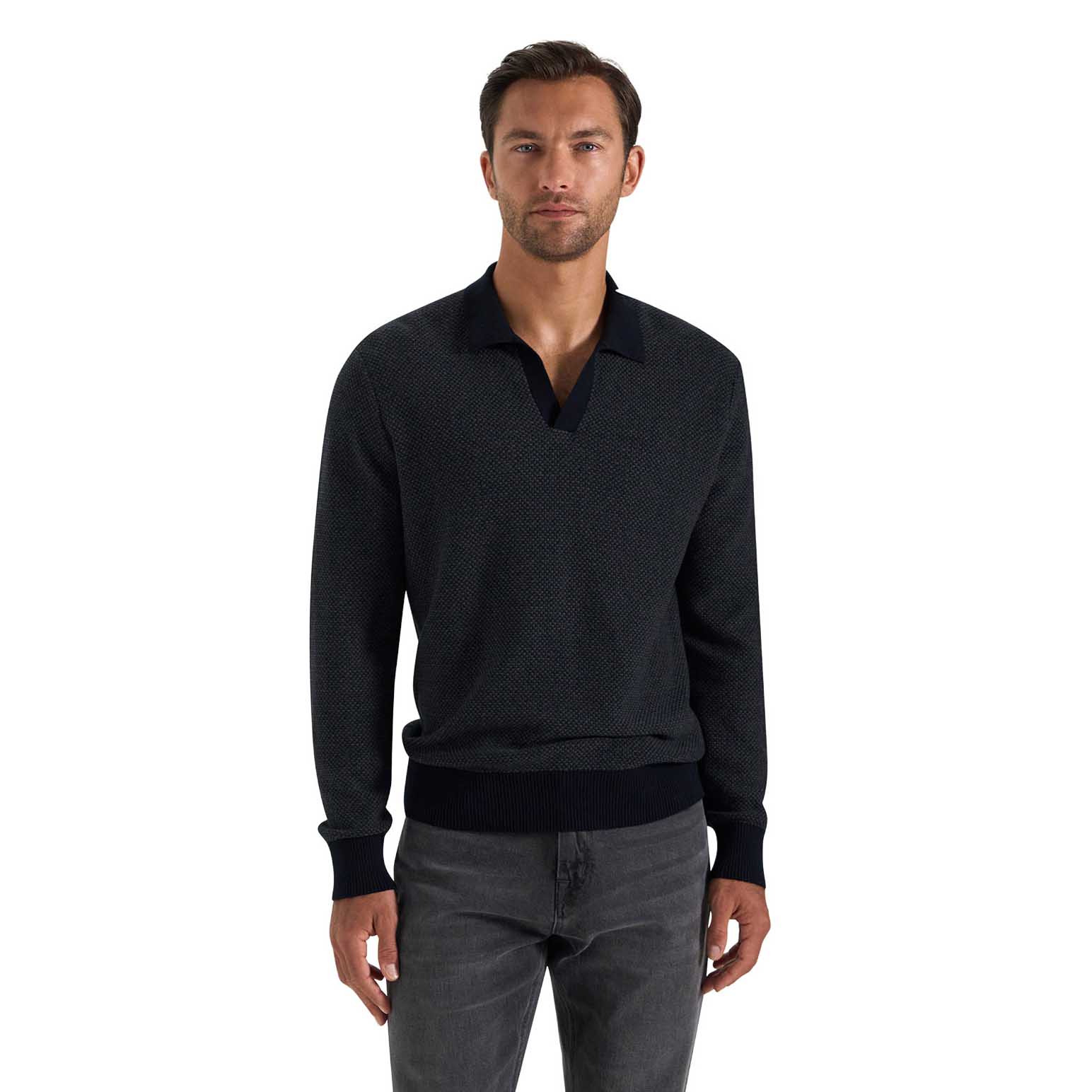 M.J. Bale Cope Long Sleeve Polo