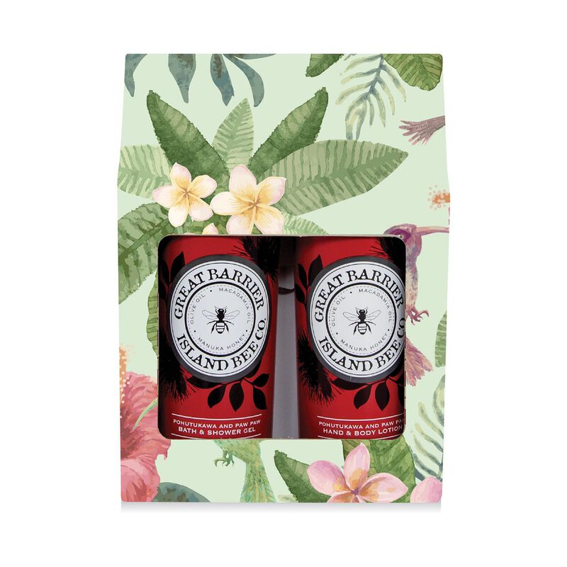 Great Barrier Island Bee Co Island Flowers Pohutukawa & Paw Paw Gift Pack