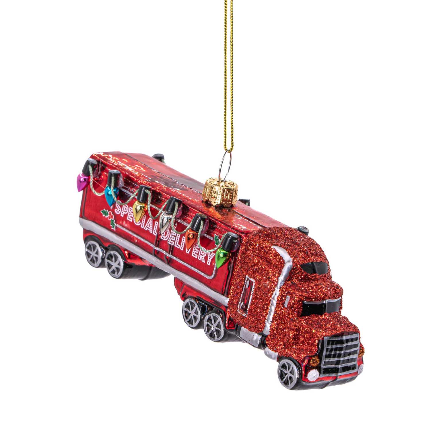 Sass & Belle Red Truck Shaped Bauble