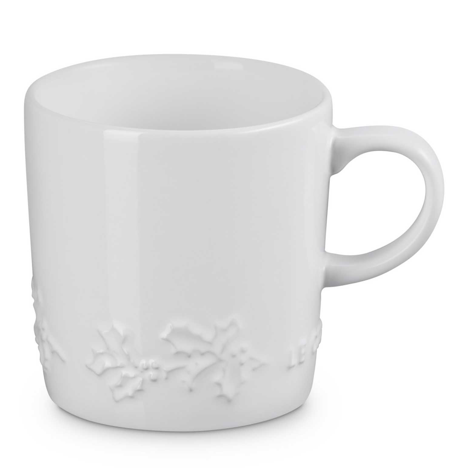 Le Creuset Mug 350ml Holly - White