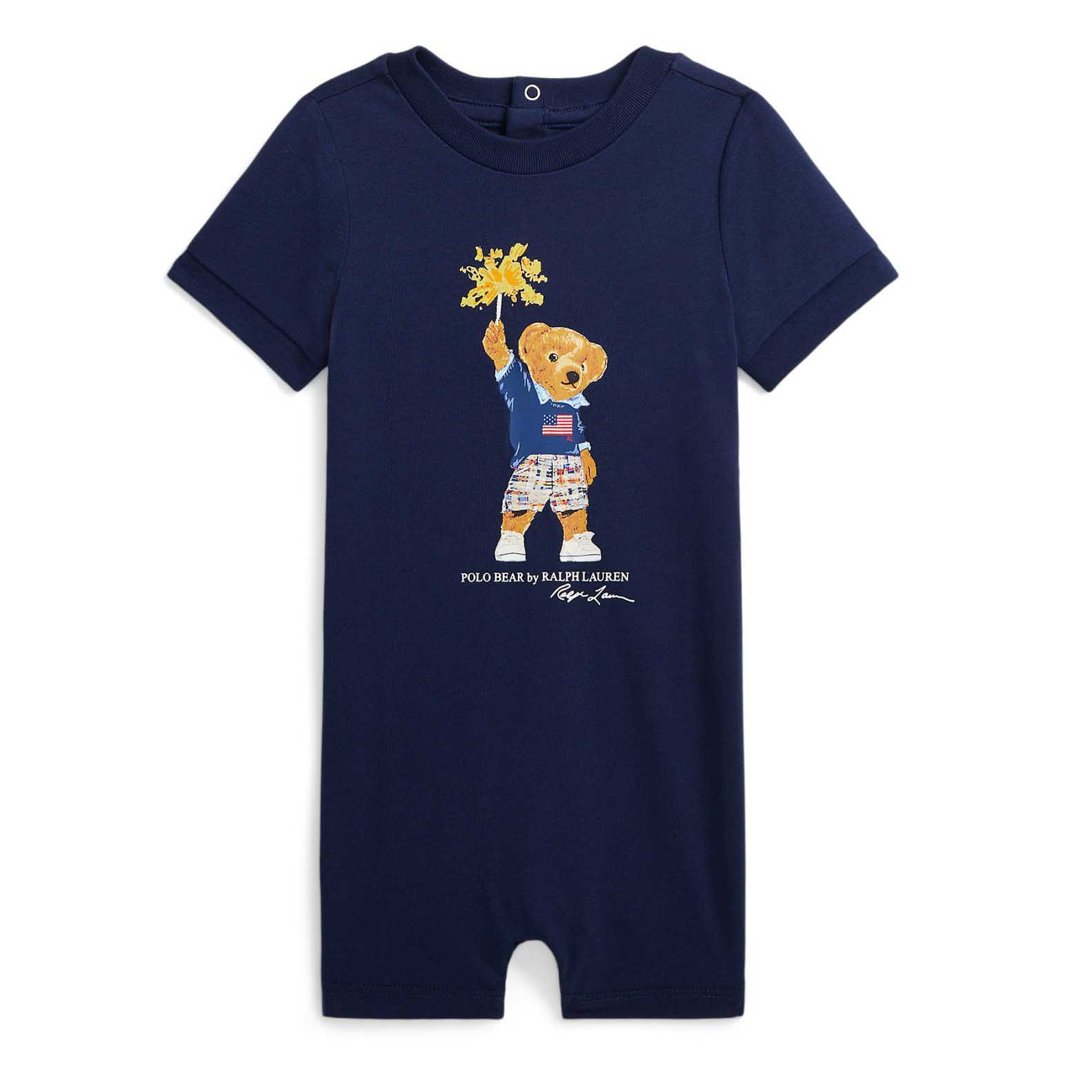 Polo Ralph Lauren Polo Bear Cotton Jersey Shortall 3M-24M