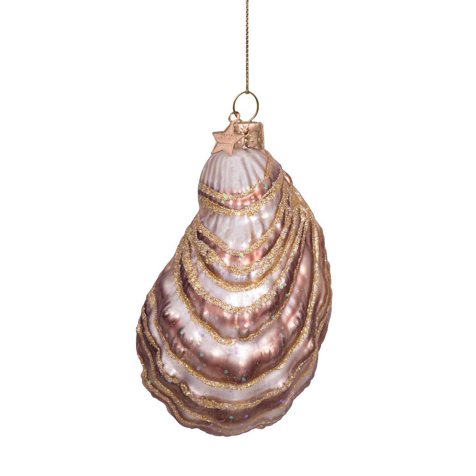 Vondels Ornament Glass Oyster 10cm