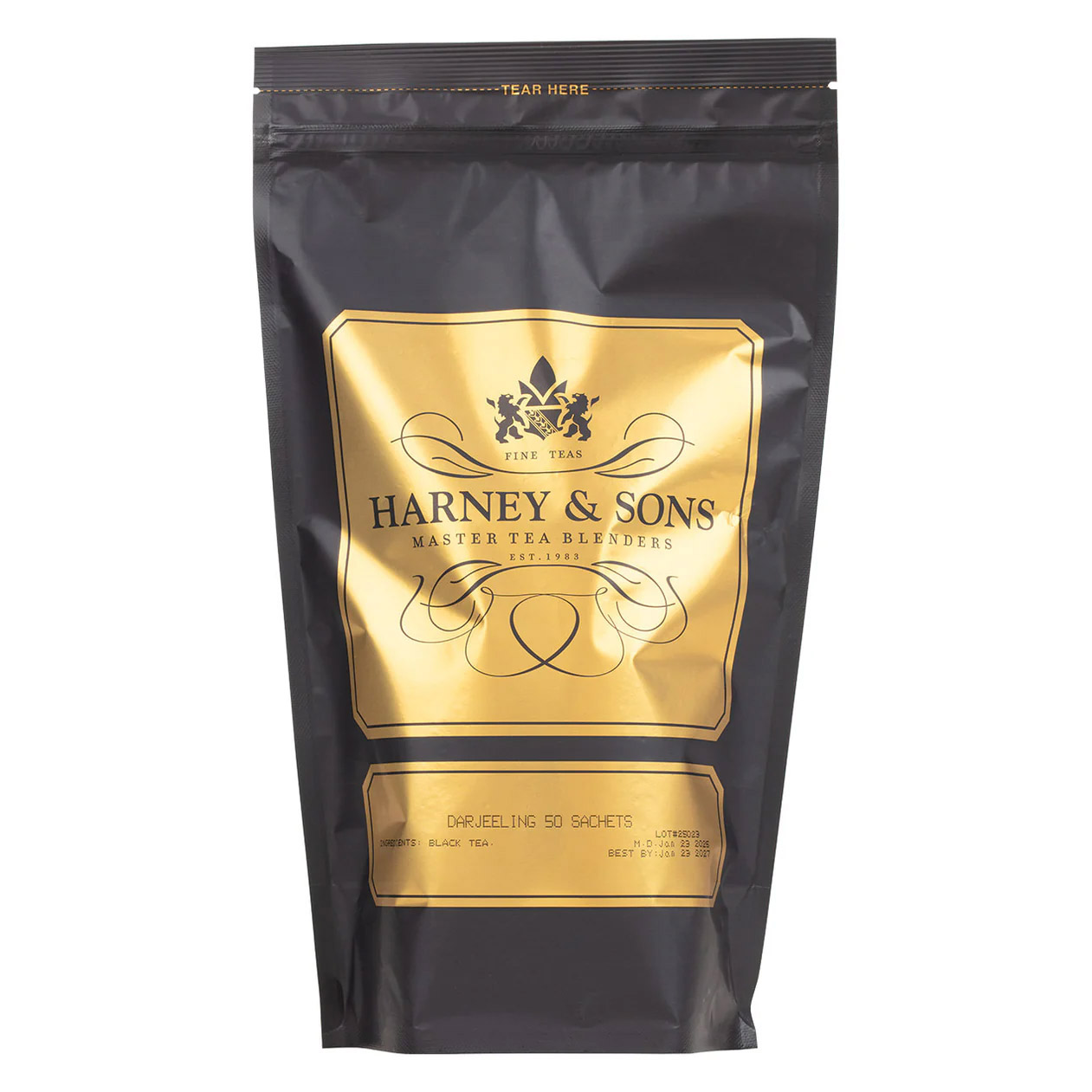 Harney & Sons Darjeeling Tea 50 Sachet Bag