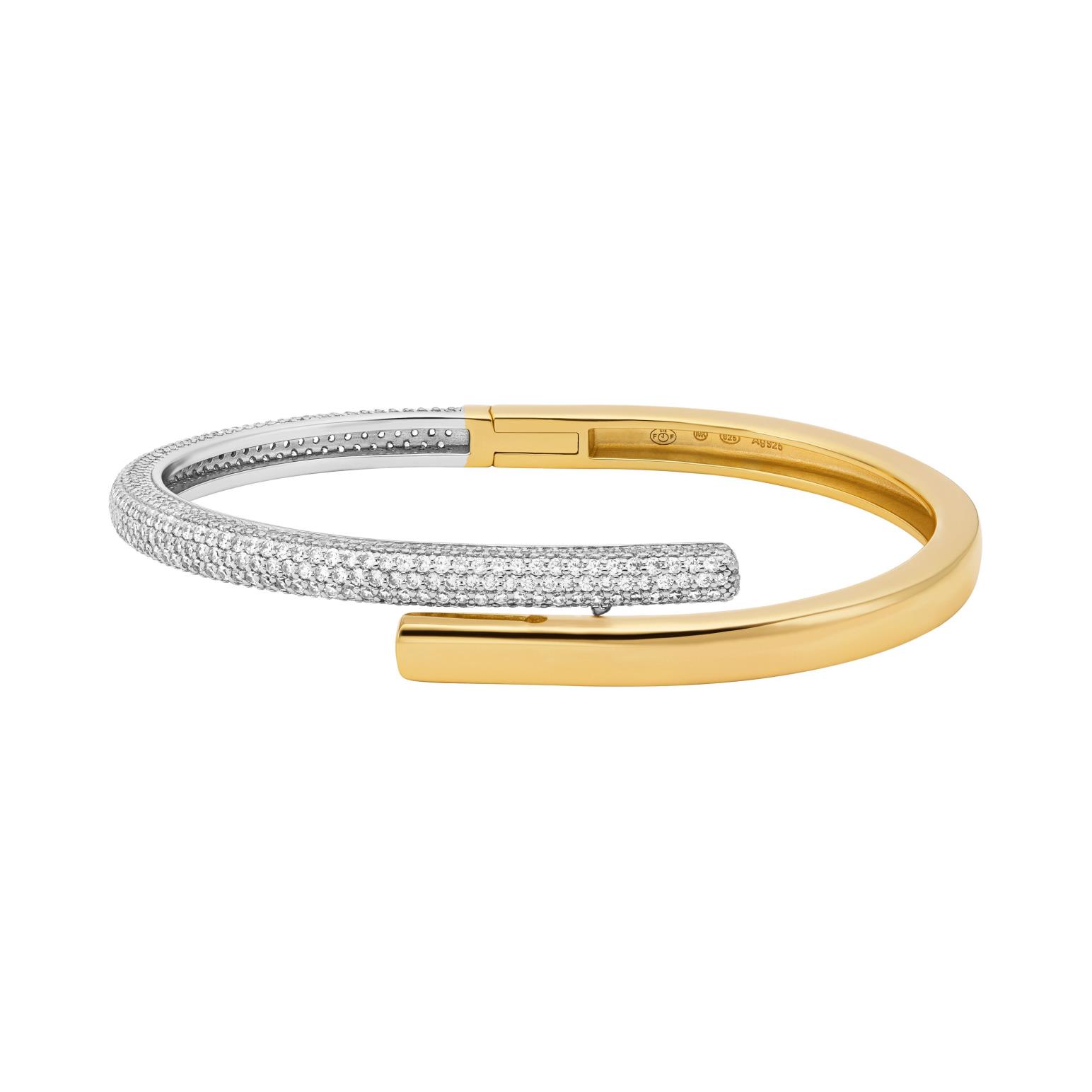 Michael Kors 14K Gold-Plated Sterling Silver Bangle Bracelet