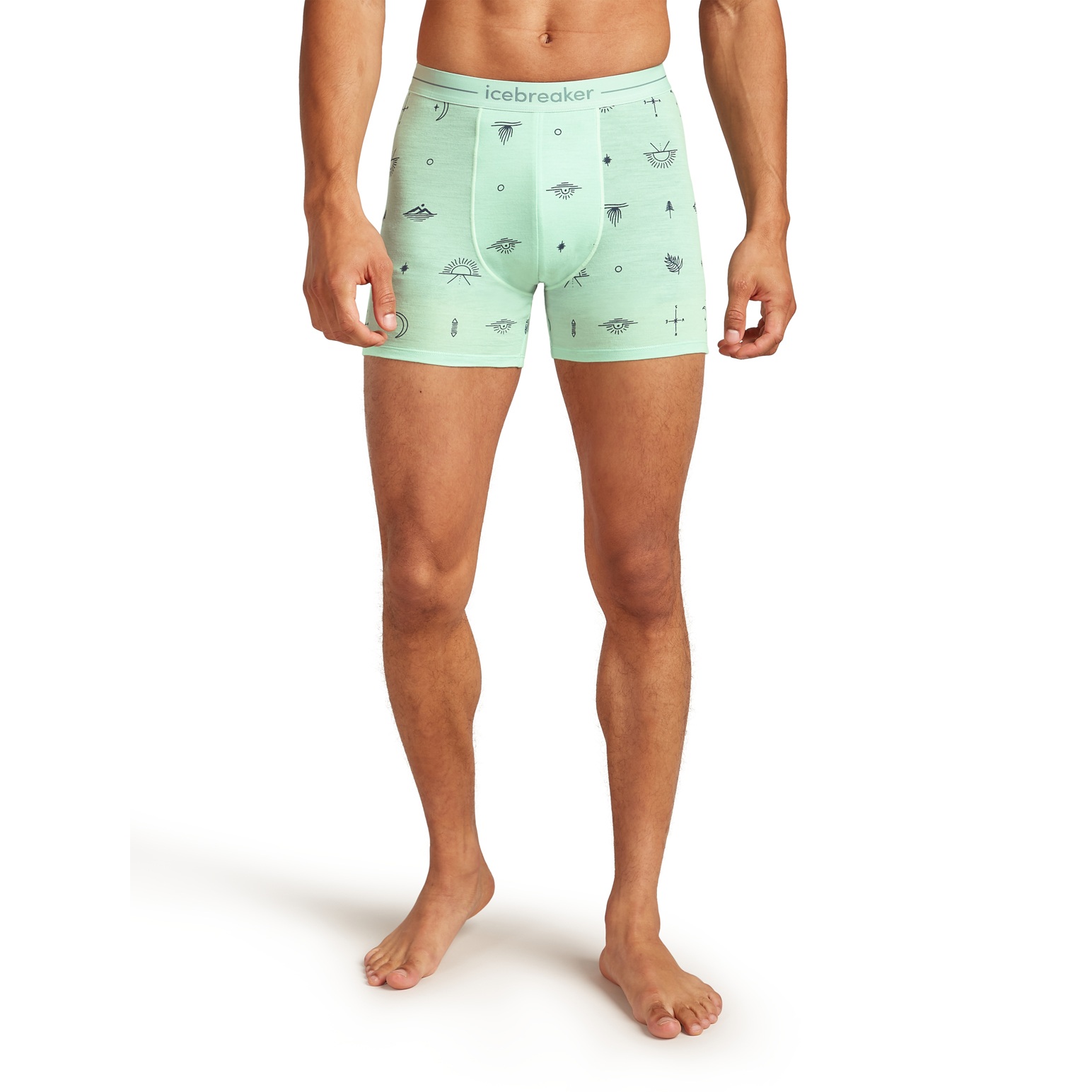 Icebreaker M Merino 150 Anatomica Boxers Explore More AOP