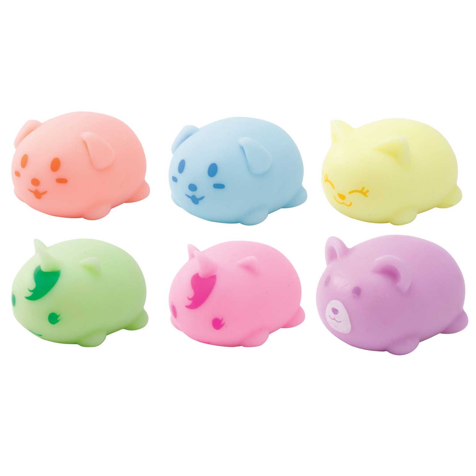 Discovery Zone Glow In The Dark Squishy Pets - Assorted