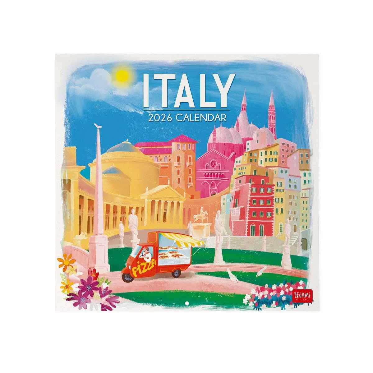 Legami Italy 2026 Wall Calendar 30x29cm
