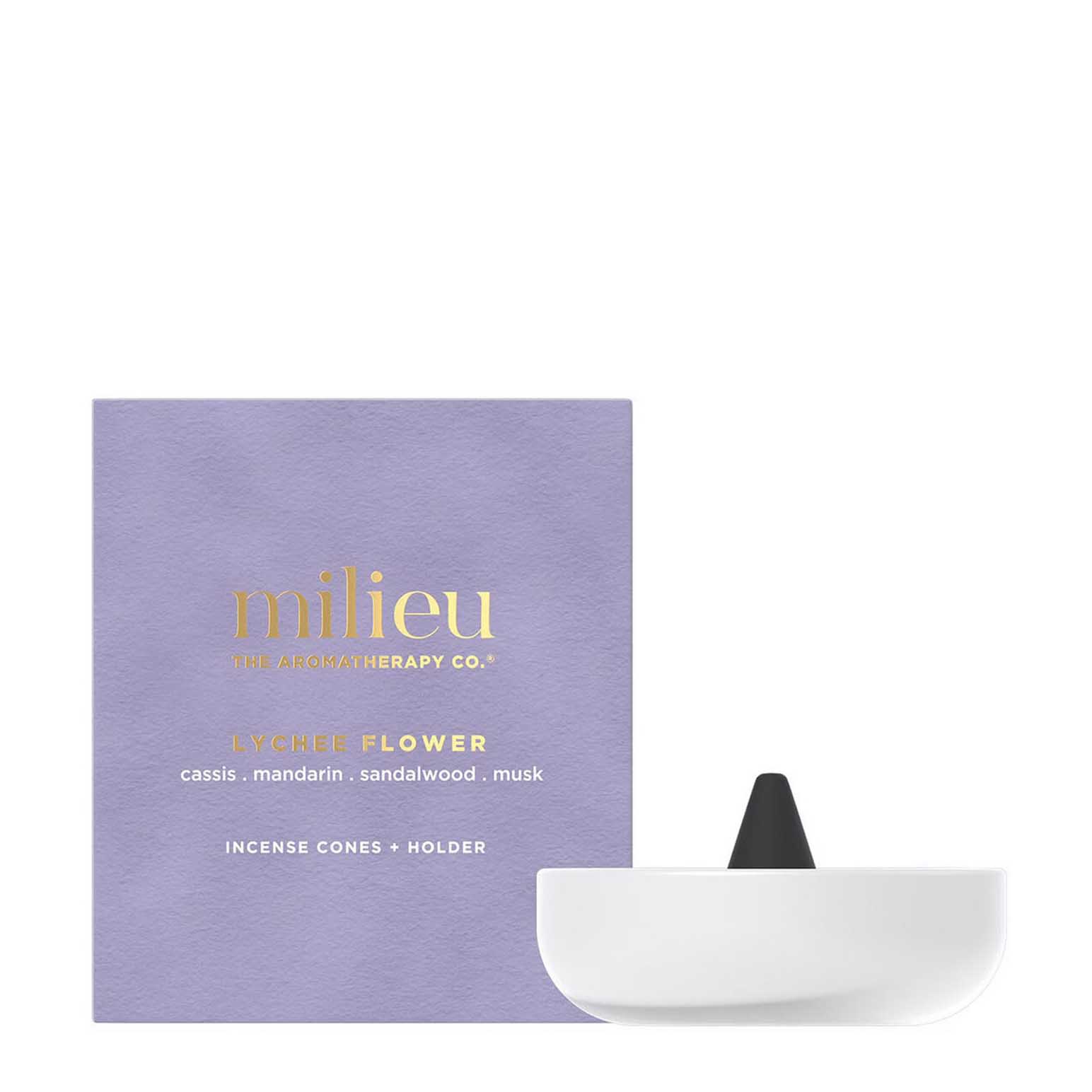 Milieu Cone Incense - Lychee Flower