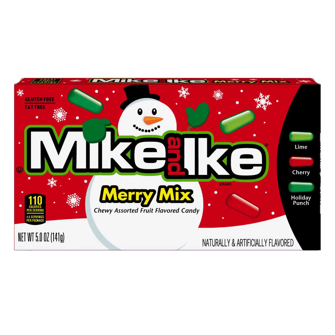 Mike and Ike Merry Mix 4.25oz Theater Box
