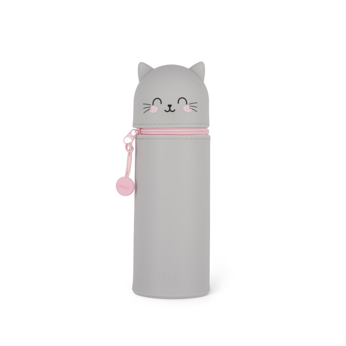 Legami Kawaii 2-in-1 Soft Silicone Pencil Case - Kitty