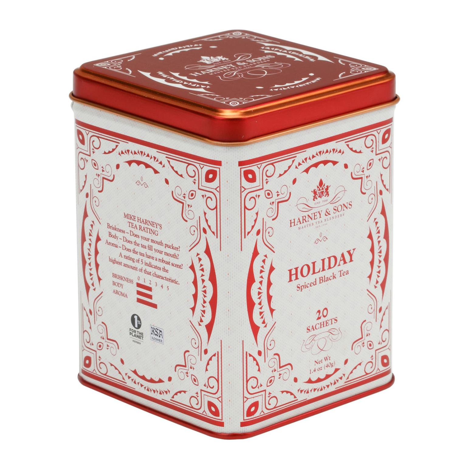 Harney & Sons HT Holiday Tea Tin 20 Sachets