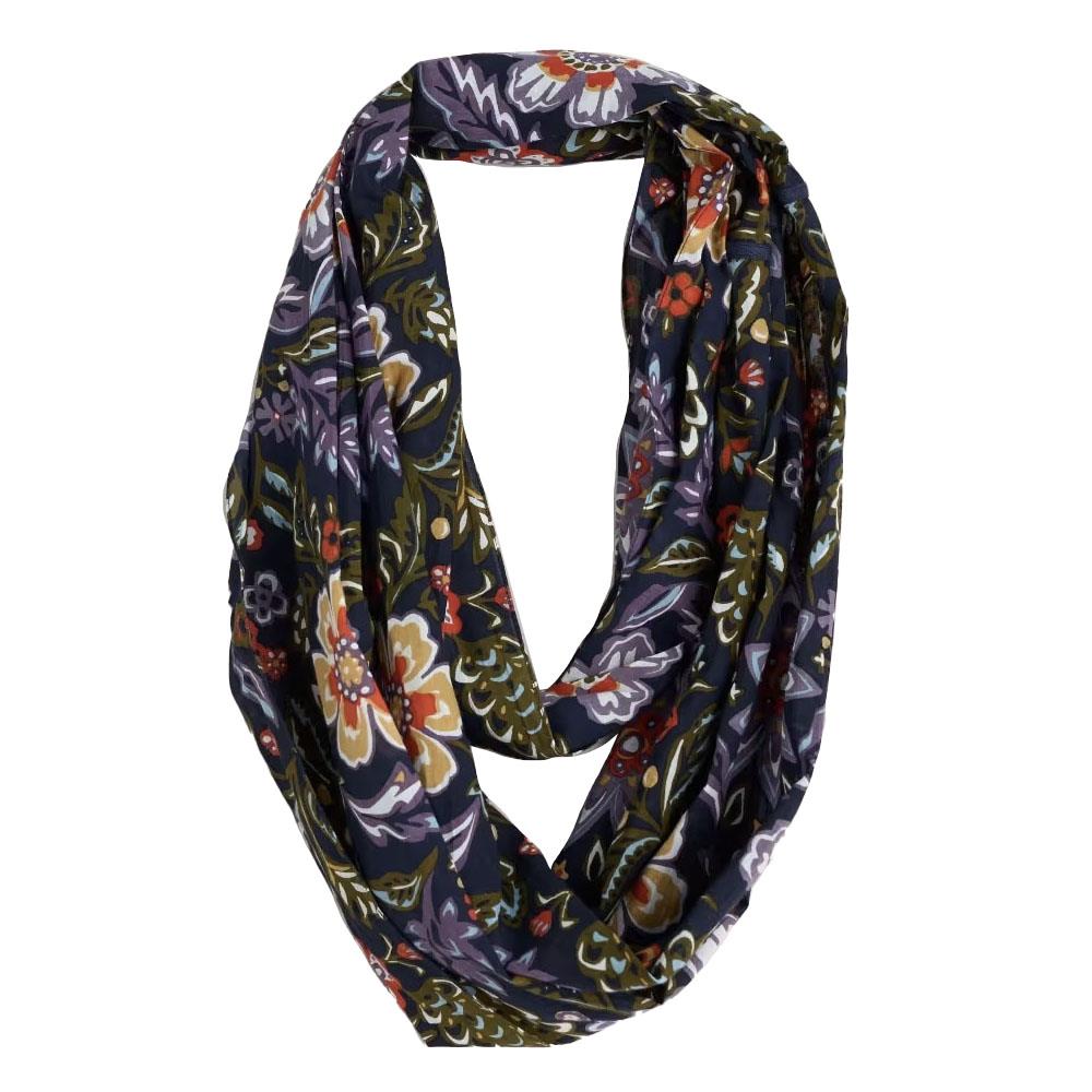 Seasalt Cornwall New Everyday Circle Scarf Rustic Floral Maritime