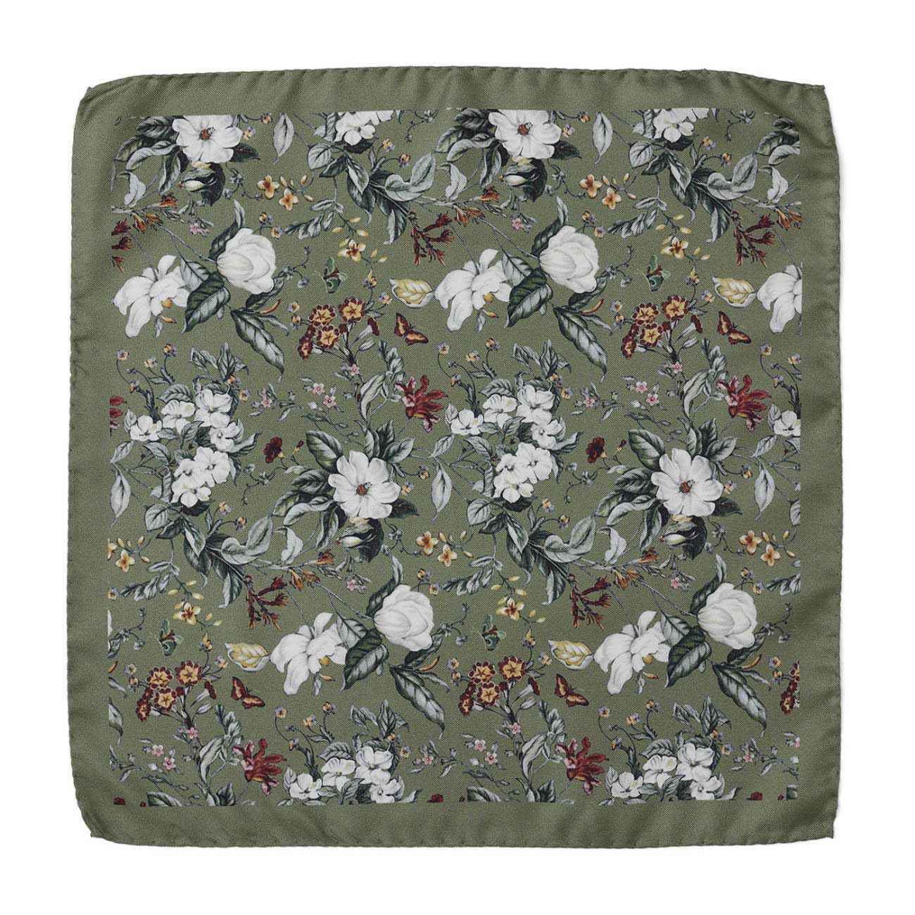 Cambridge Magnolia Pocket Square