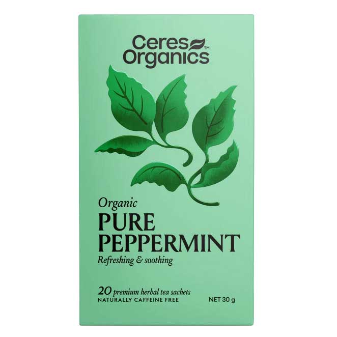Ceres Organics Pure Peppermint Tea 20 Sachets