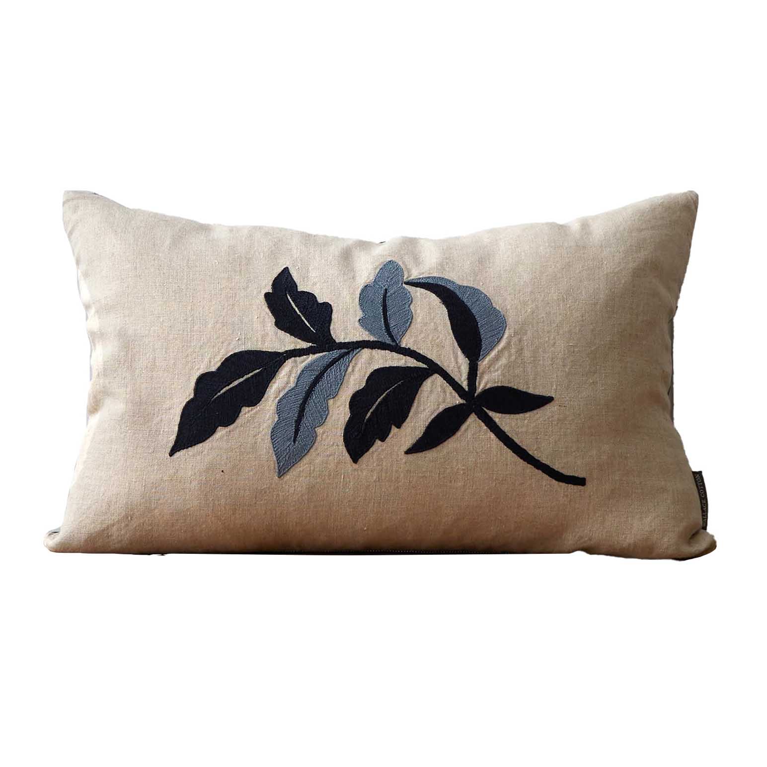 Wallace Cotton Antoinette Embroidery Rectangle Cushion Cover