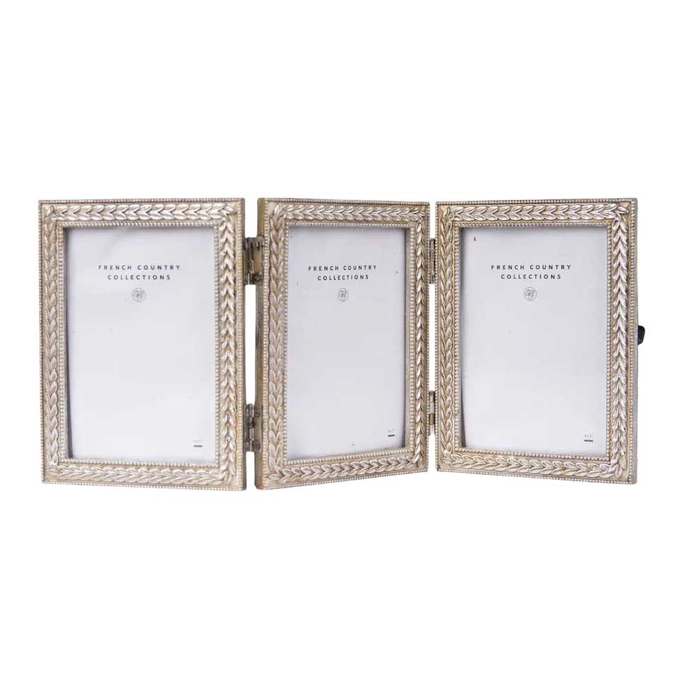 French Country Eleanor Triple Photoframe 2.5x3.5"