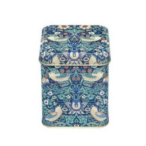 Arts & Crafts Small Square Tin Blue 76x76x93mm