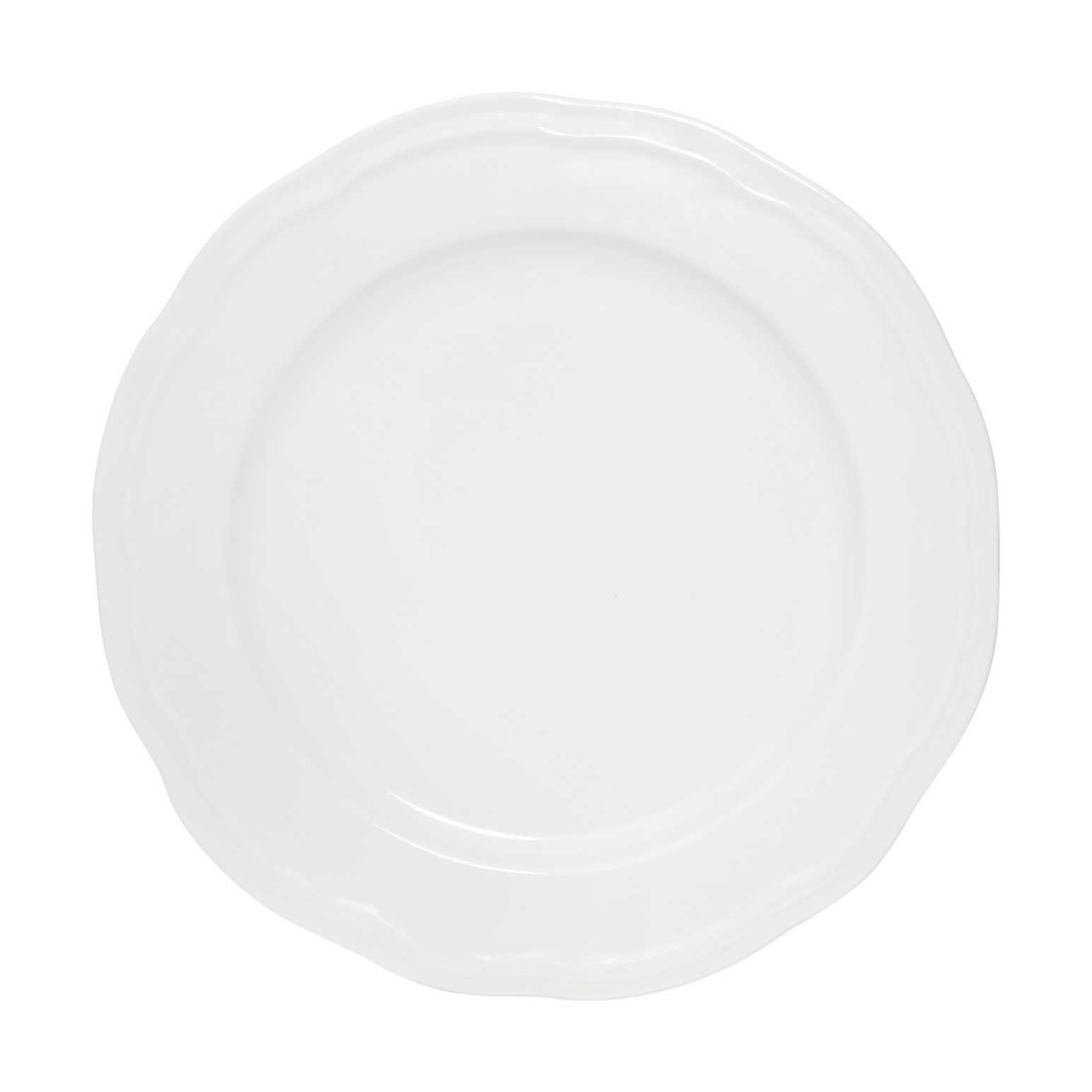 Casa Domani Florence Scallop Rim Dinner Plate 27cm White