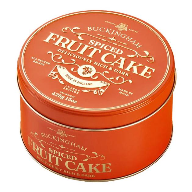 Buckingham Spiced Fruit Cake Tin 425g