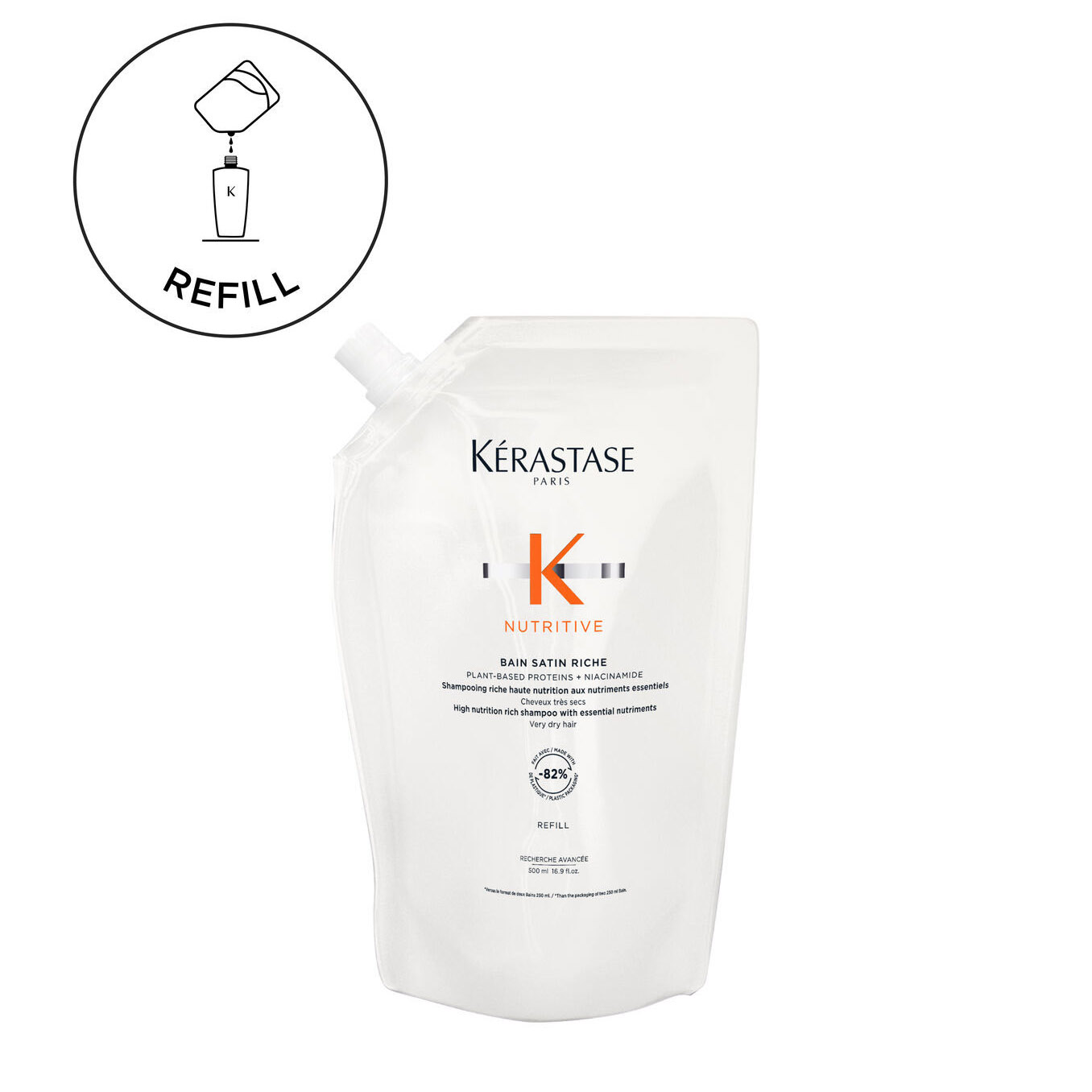 Kérastase Nutritive Bain Satin Riche Shampoo Refill 500ml