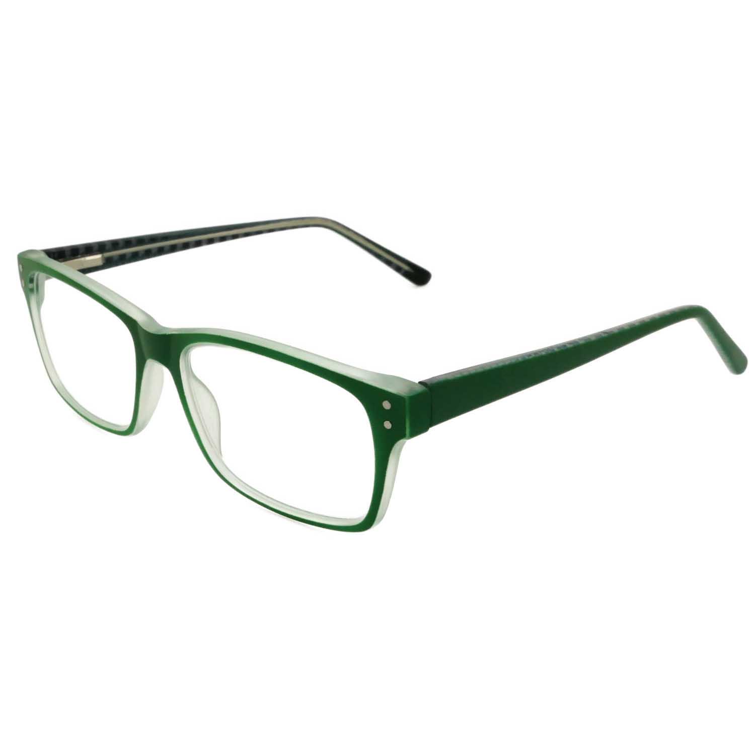 On the Nose Lined Glasses - Green