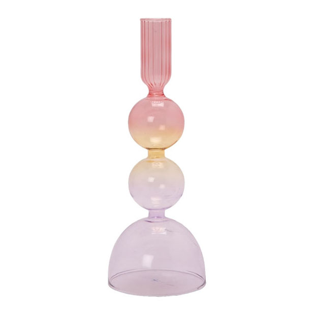 Eja Glass Candleholder