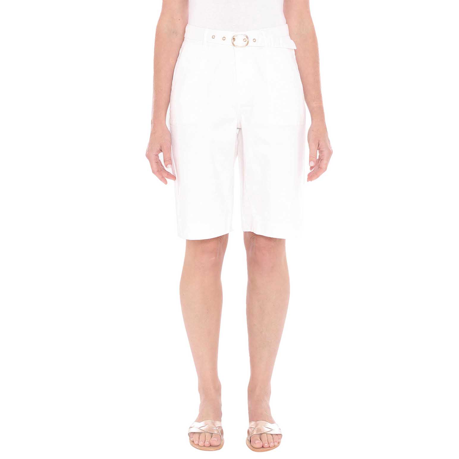 Jump Bermuda White Short
