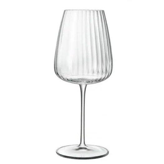 Luigi Bormioli Optica Chardonnay Glasses 550ml - Set 4